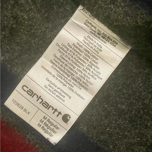 Carhartt Men's Classic Black Detroit Jacket - Picture 4 of 4